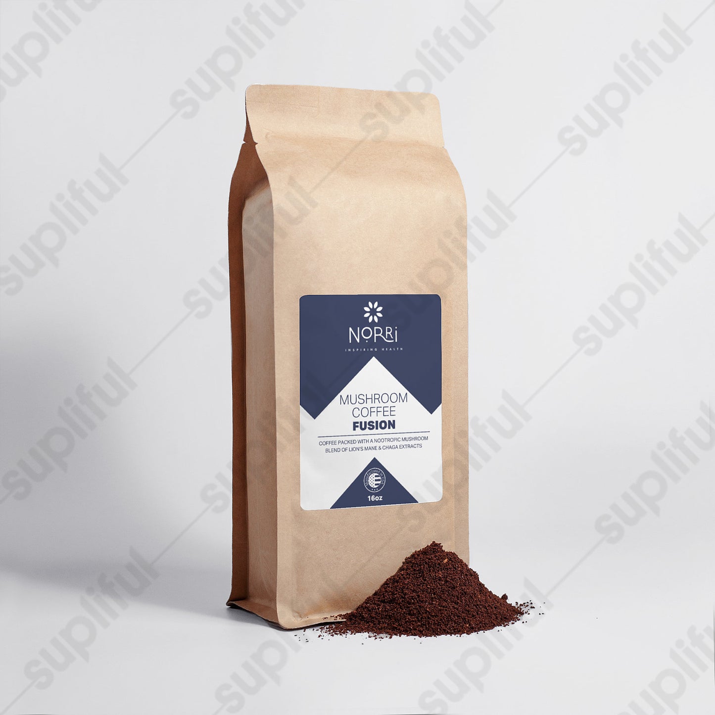 Mushroom Coffee Fusion - Lion’s Mane & Chaga 16oz
